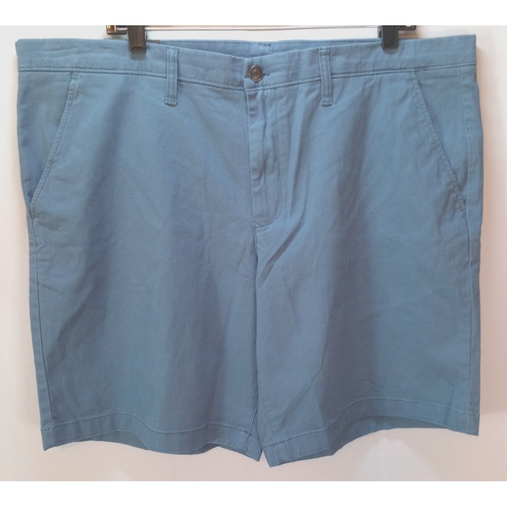 New Sam's Club Members Mark Men's Flat Front Everyday Shorts, Sz 40, Blue